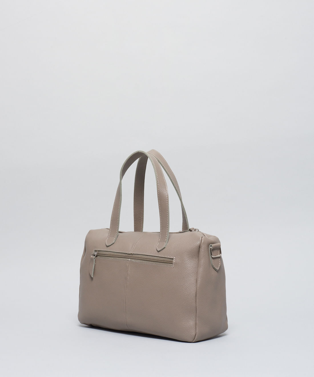 Bolsa m Couro Debora - Cinza - Imagem 4