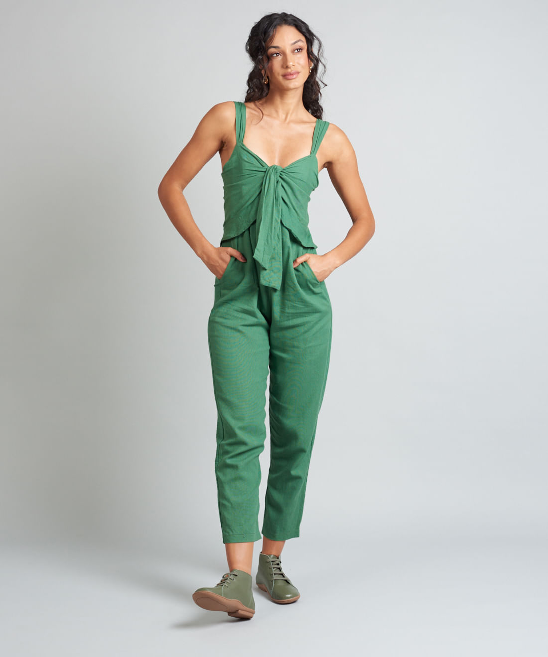 Bota Couro Comfort - Verde Militar - Imagem 35