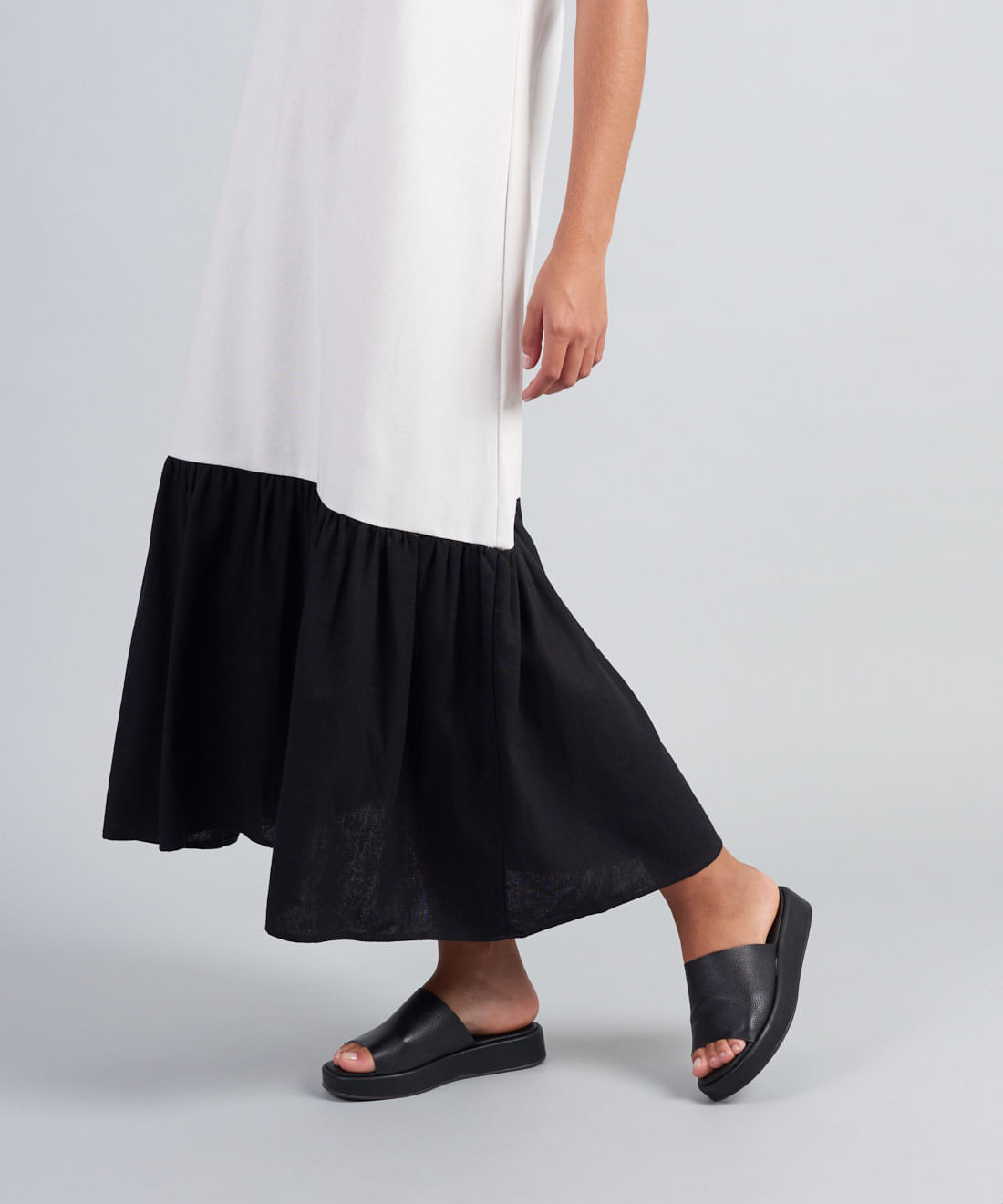 Flat Slide Couro - Preto - Imagem 30