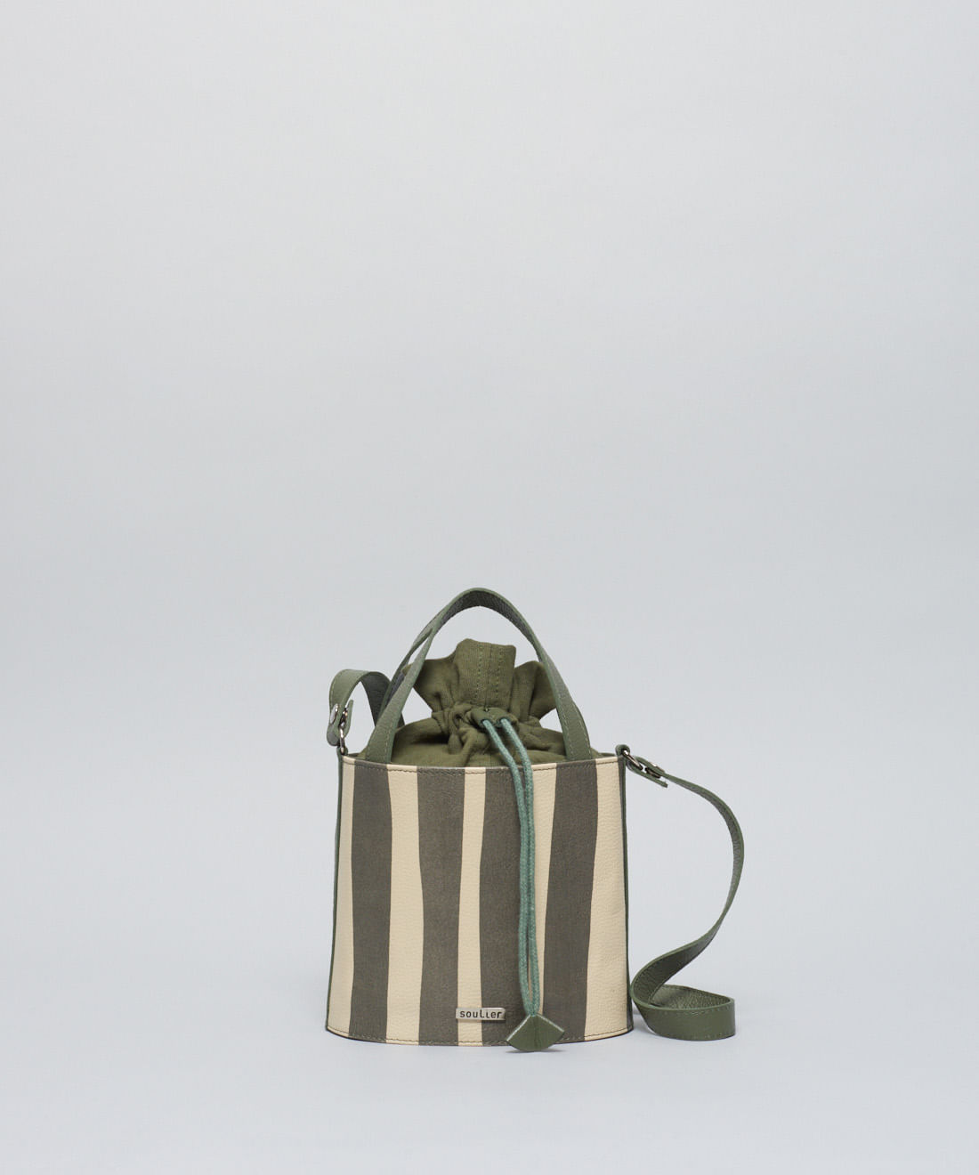 Bolsa p Listra Bold - Listra Verde Militar