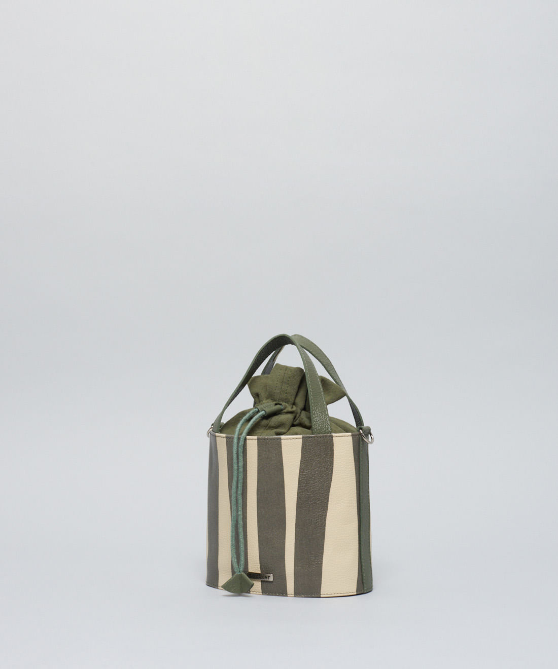 Bolsa p Listra Bold - Listra Verde Militar - Imagem 3