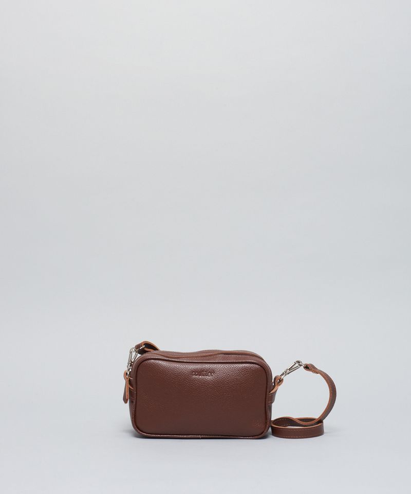 Bolsa p Couro 2 Alcas - Chocolate u - chocolate