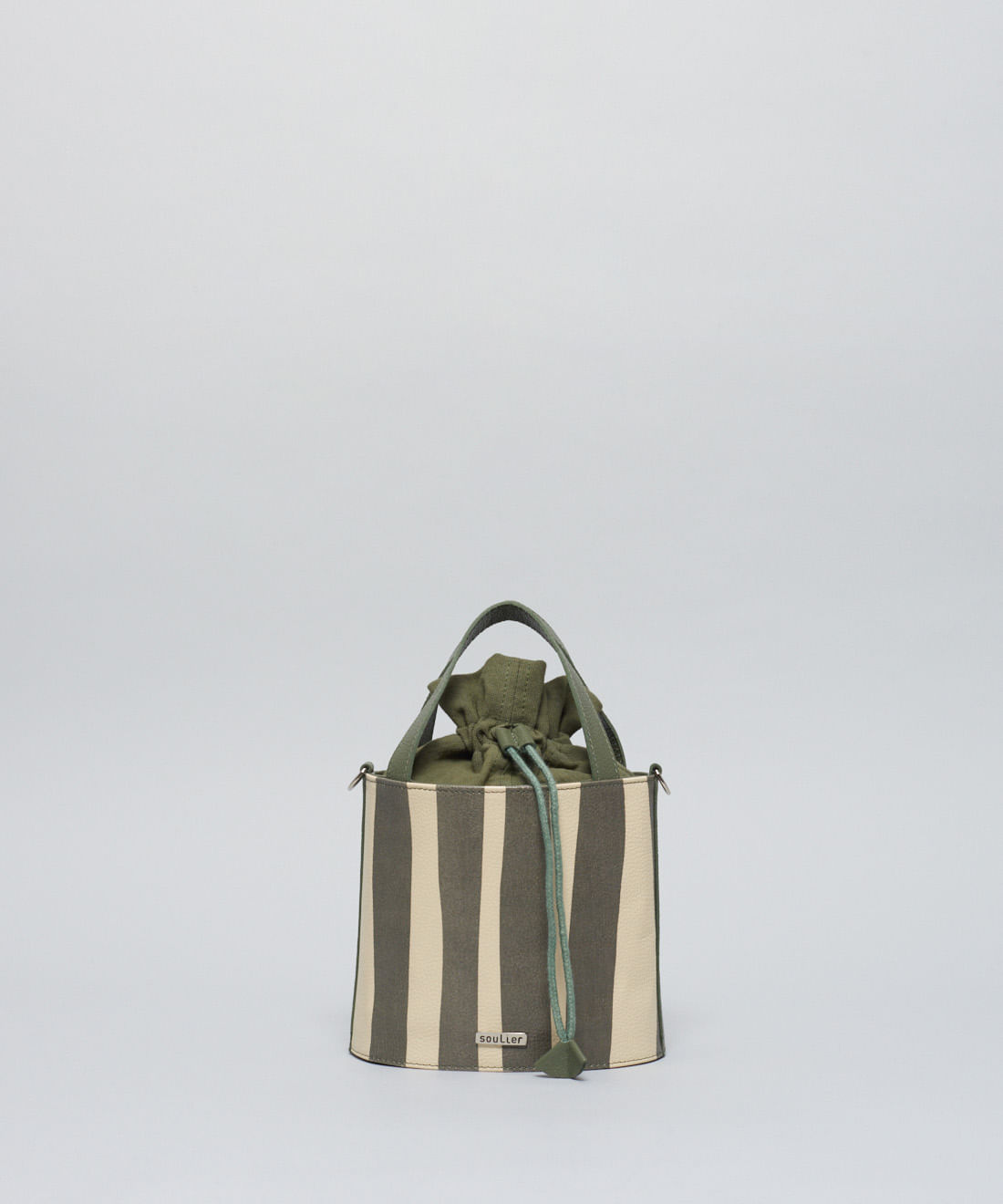 Bolsa p Listra Bold - Listra Verde Militar - Imagem 4