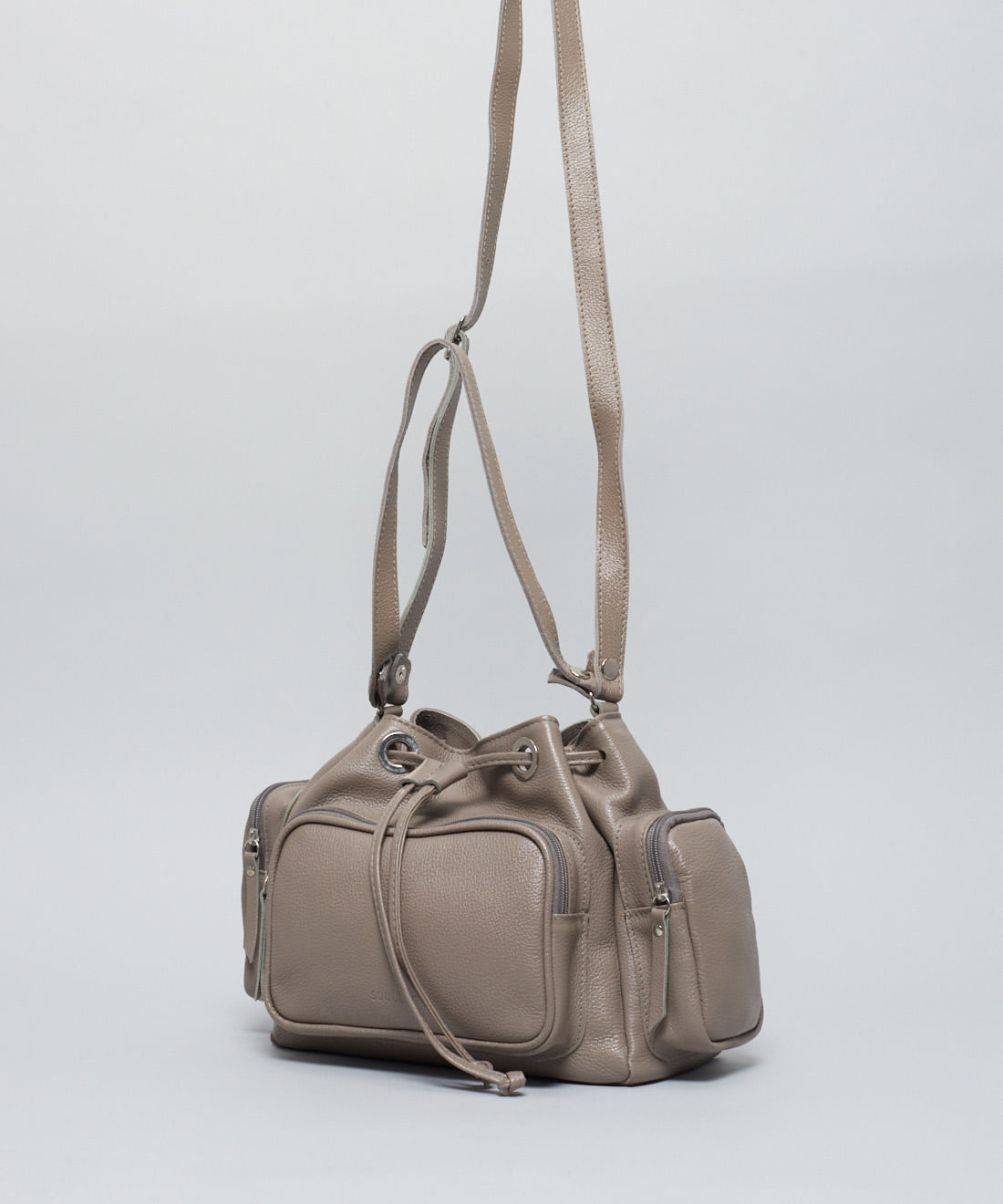 Bolsa m Saco Bolsos - Cinza - Imagem 2