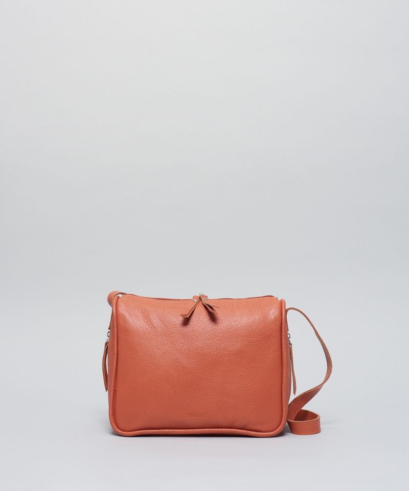 Bolsa m Couro Lena - Ocre u - ocre