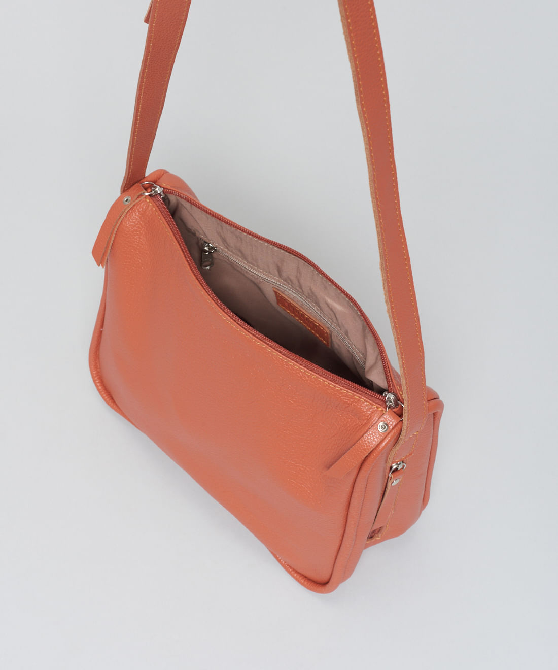 Bolsa m Couro Lena - Ocre - Imagem 3