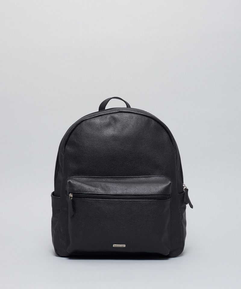 Mochila Couro Soul - Preto u - preto