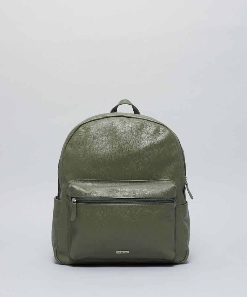 Mochila Couro Soul - Verde Militar u - verde militar