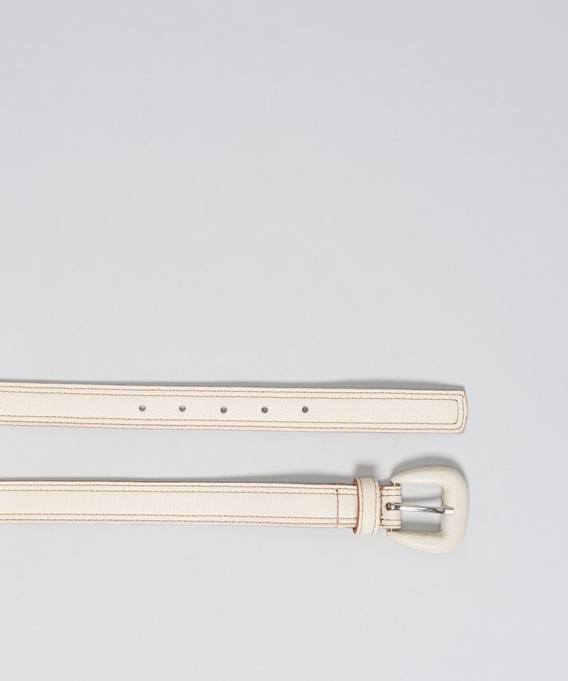Cinto Pesponto Ivy - Offwhite g - offwhite