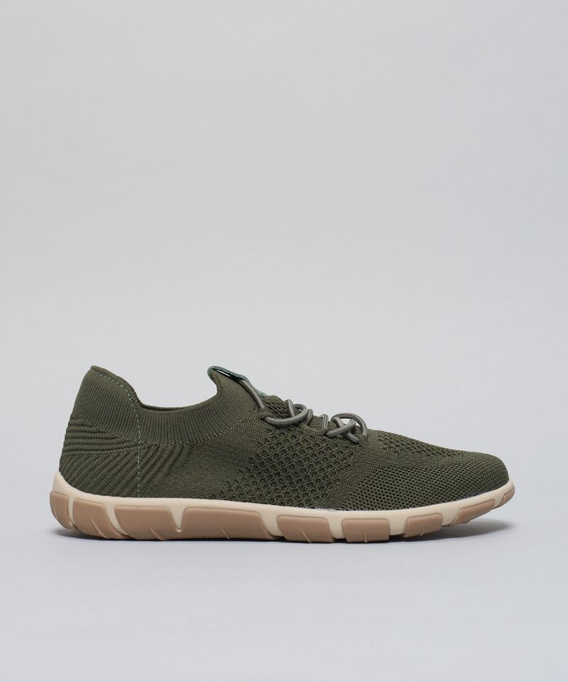 Tenis Knit Frances - Verde Militar 33 - verde militar