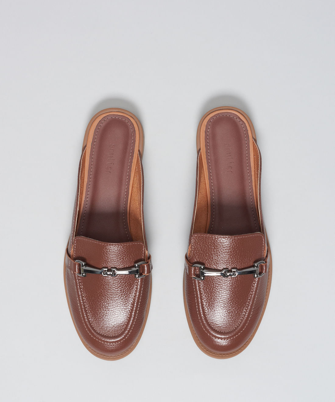 Mocassim Mule Couro - Chocolate - Imagem 4