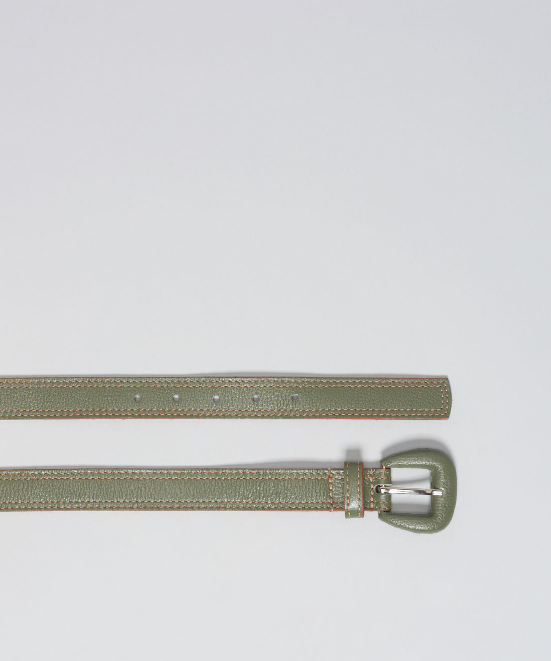 Cinto Pesponto Ivy - Verde Militar