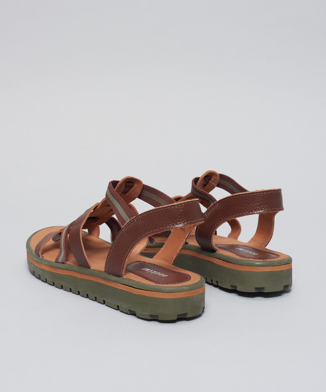 Rasteira Tratorada Duo Elastico - Chocolate - Imagem 23