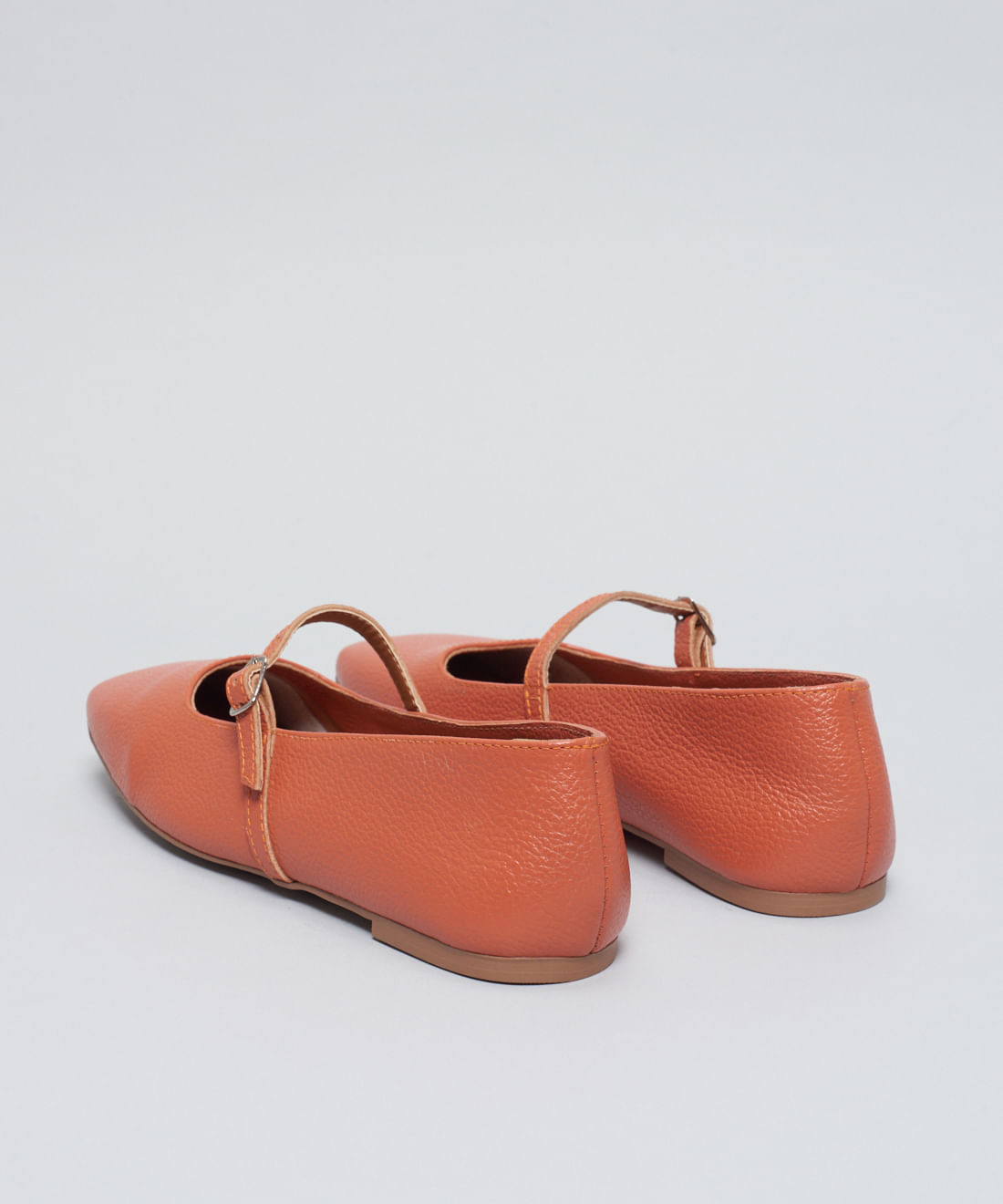 Sapatilha Couro Bailarina - Ocre - Imagem 18