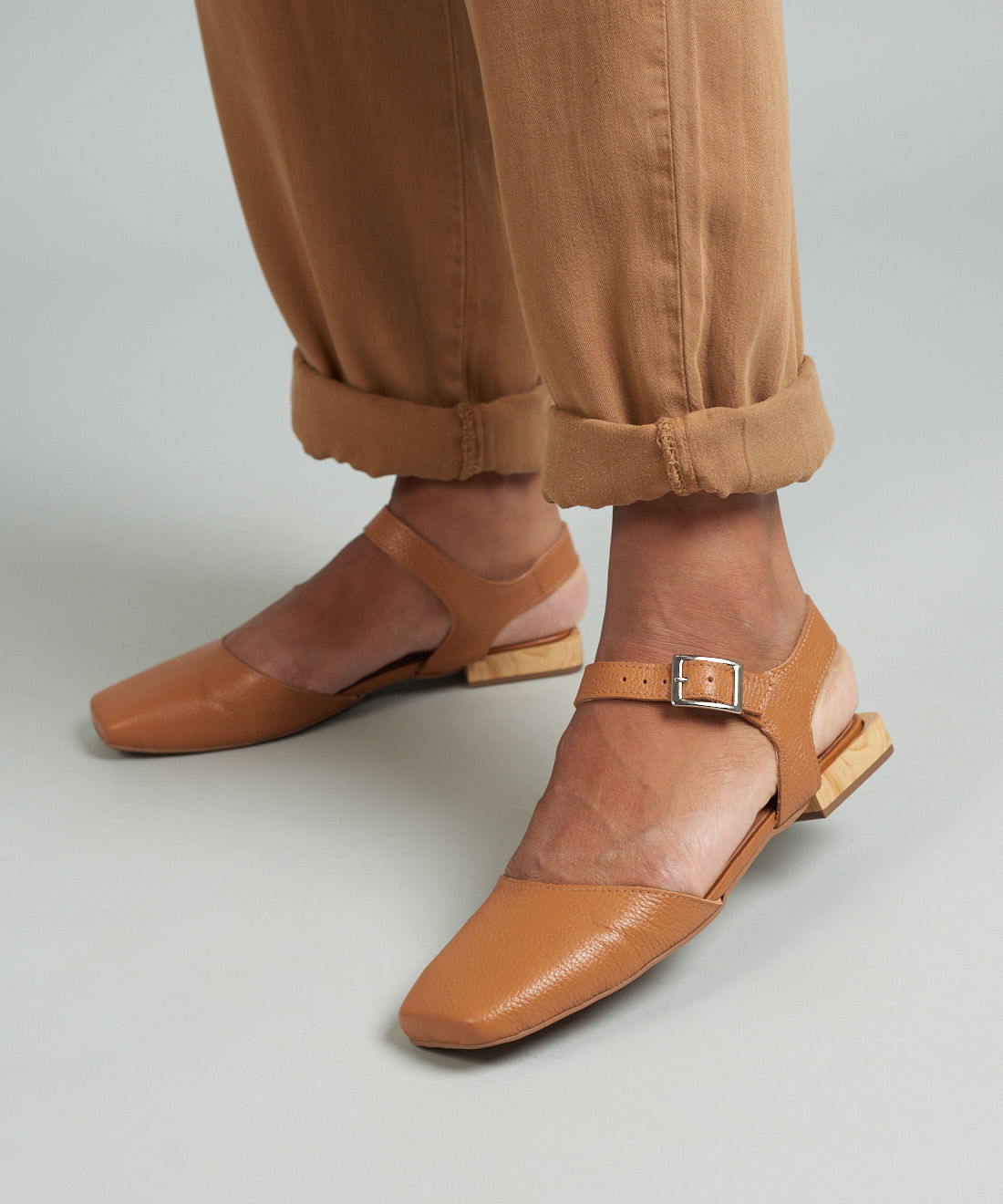 Sapatilha Couro Caroline - Caramelo - Imagem 30