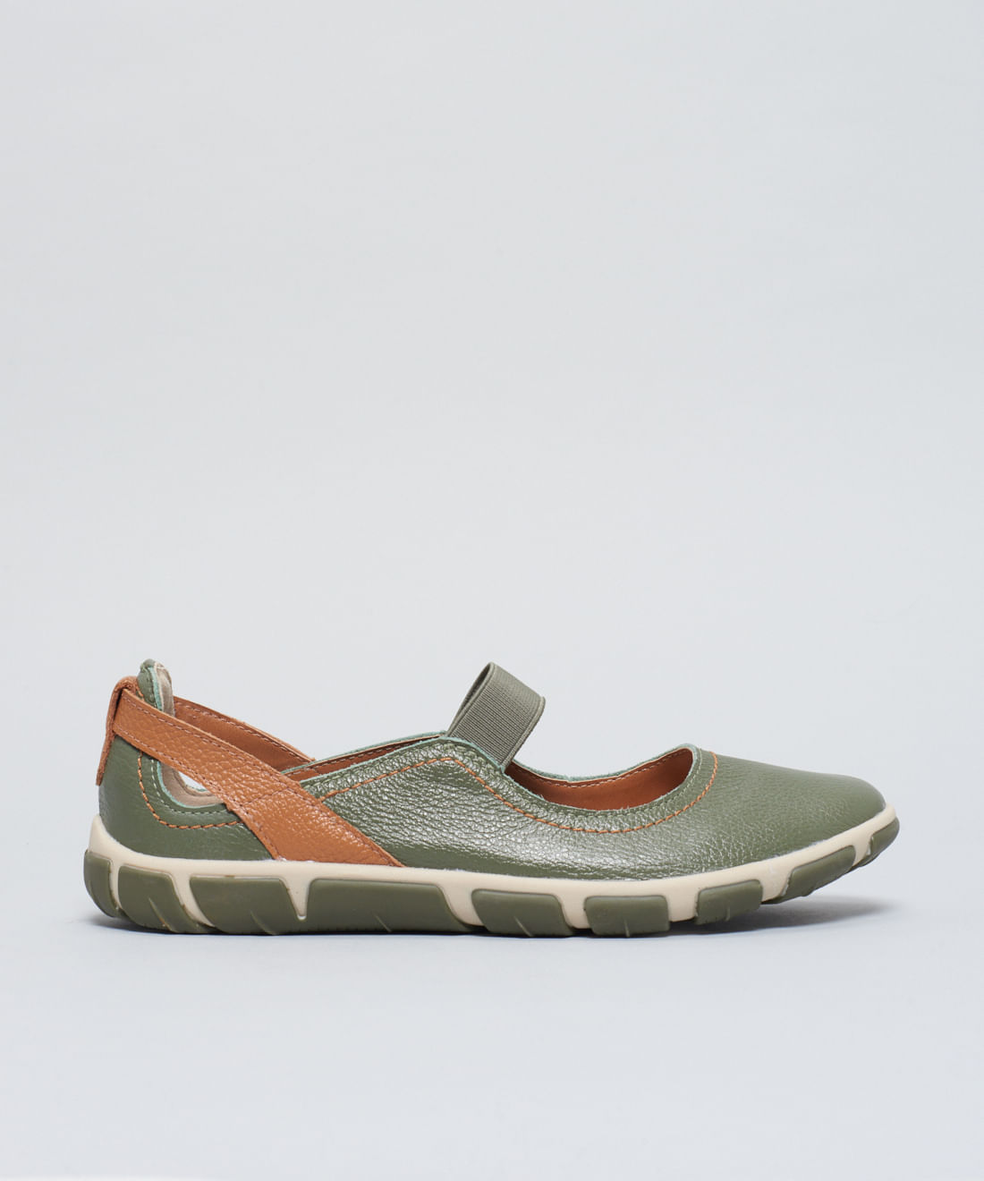 Sapatilha Frances Vazado - Verde Militar
