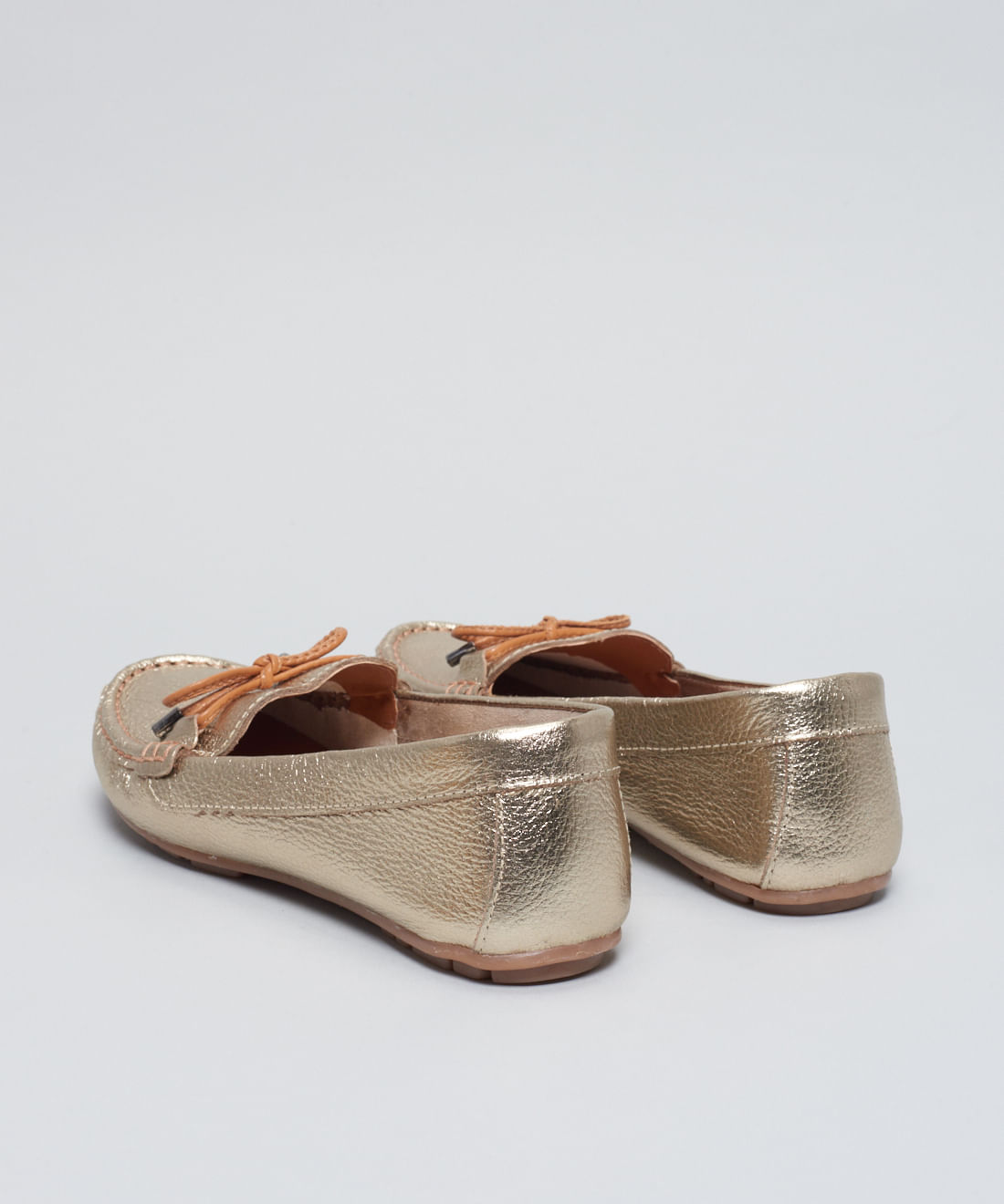 Mocassim Couro Detalhe - Prata Velho - Imagem 39