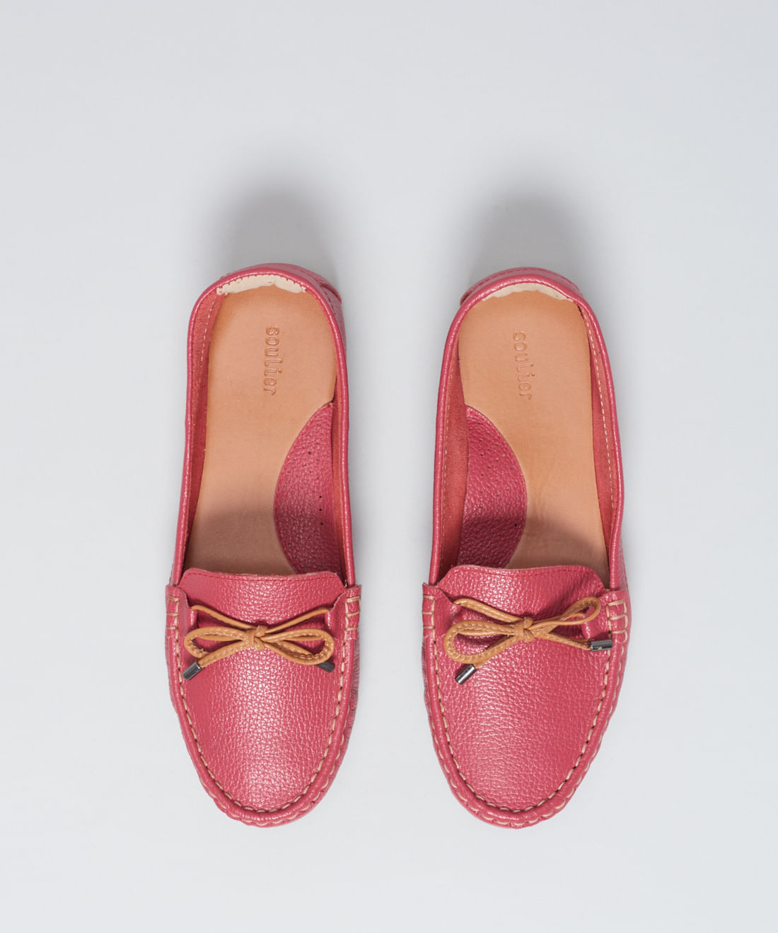 Mocassim Couro Detalhe - Cereja - Imagem 14