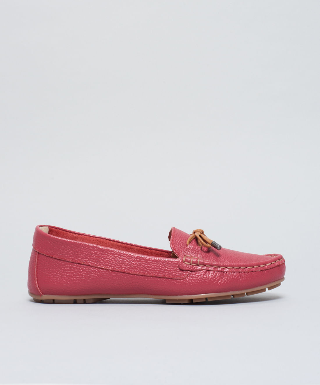 Mocassim Couro Detalhe - Cereja - Imagem 16