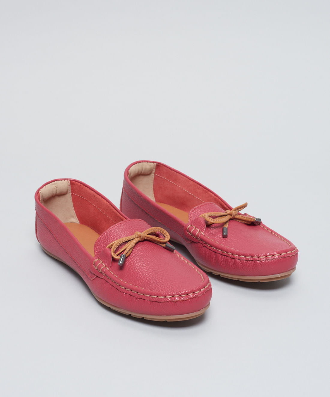 Mocassim Couro Detalhe - Cereja - Imagem 22