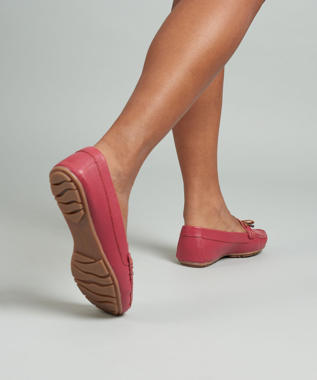 Mocassim Couro Detalhe - Cereja - Imagem 25