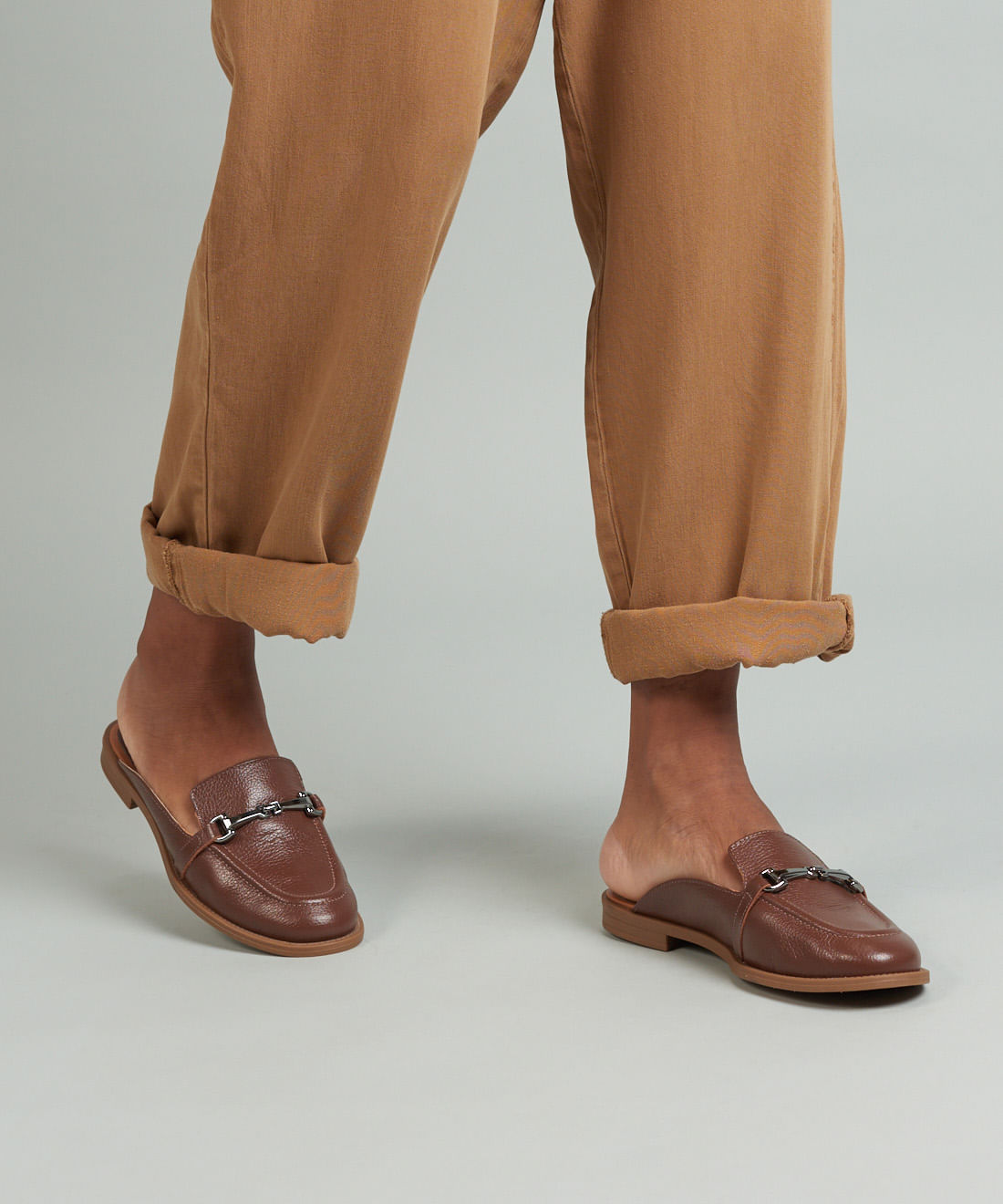 Mocassim Mule Couro - Chocolate - Imagem 20