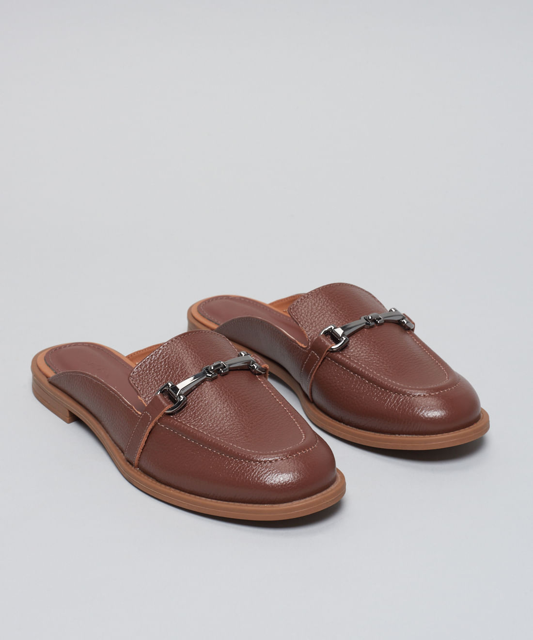 Mocassim Mule Couro - Chocolate - Imagem 27