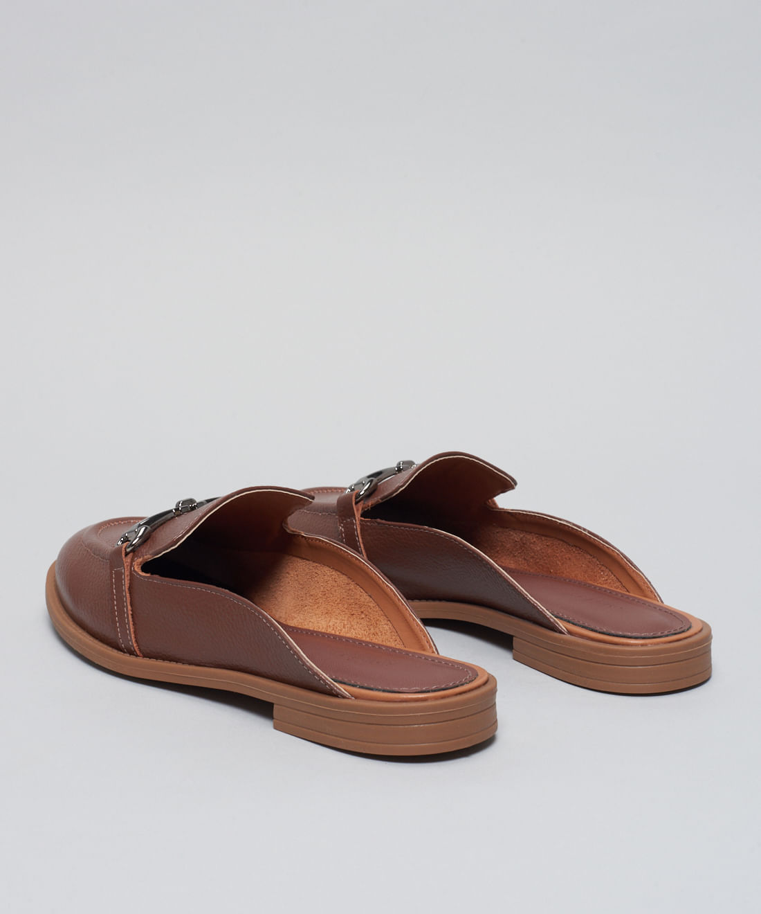 Mocassim Mule Couro - Chocolate - Imagem 33
