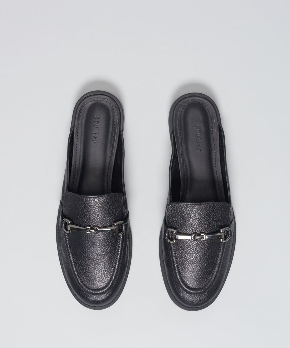 Mocassim Mule Couro - Preto - Imagem 14