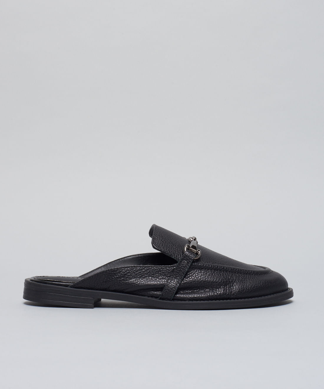 Mocassim Mule Couro - Preto - Imagem 21