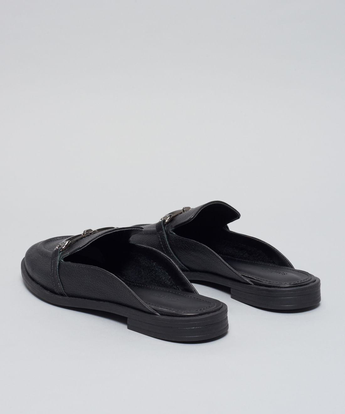 Mocassim Mule Couro - Preto - Imagem 33