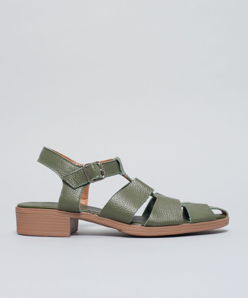 Rasteira Pescador Olivia - Verde Militar 36 - verde militar