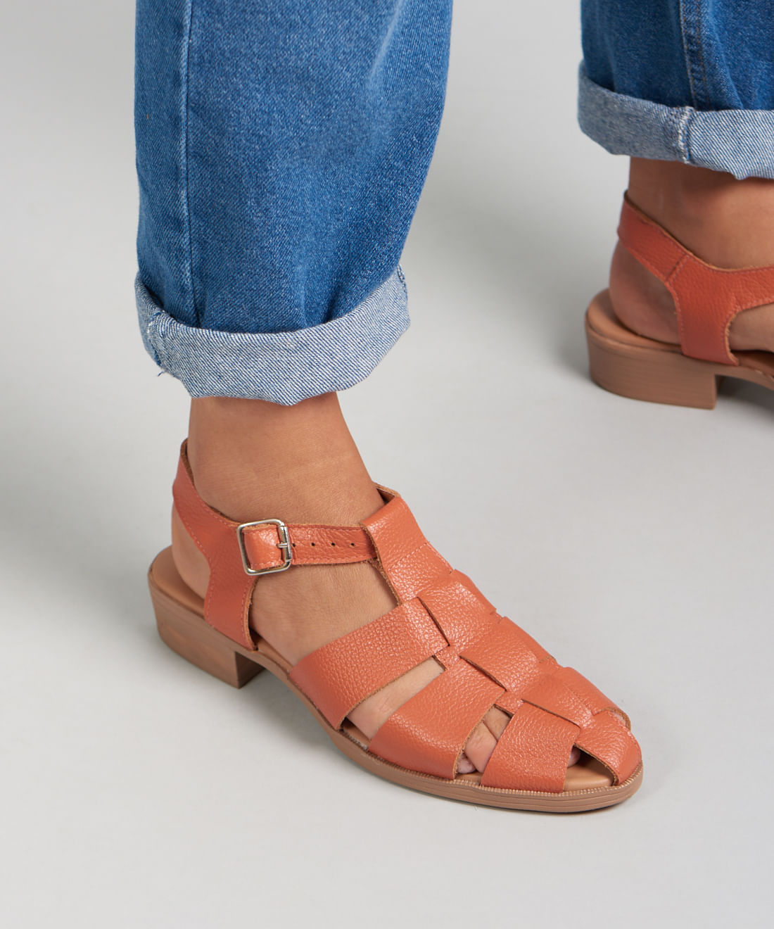 Rasteira Pescador Olivia - Ocre - Imagem 25