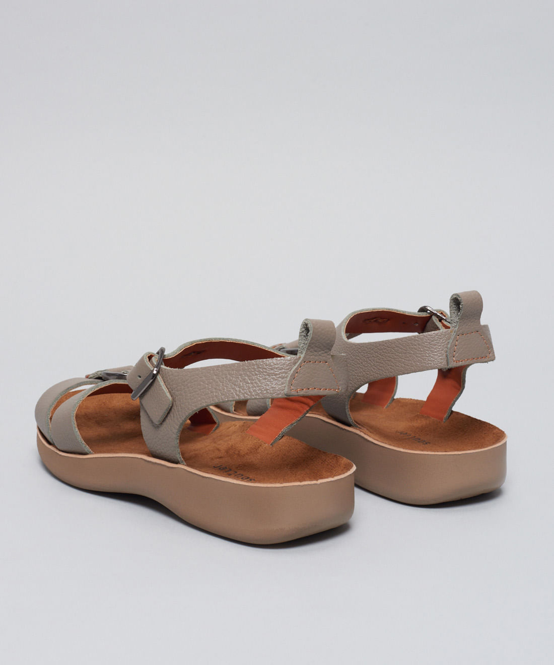 Rasteira Couro Argola - Cinza - Imagem 13