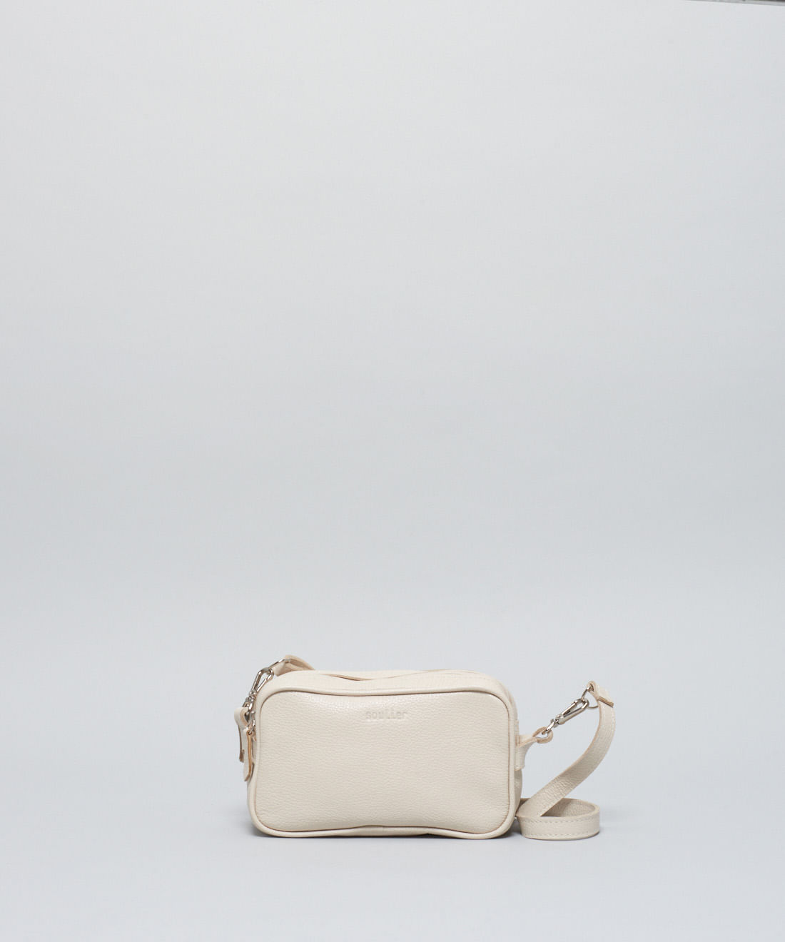 Bolsa p Couro 2 Alcas - Offwhite