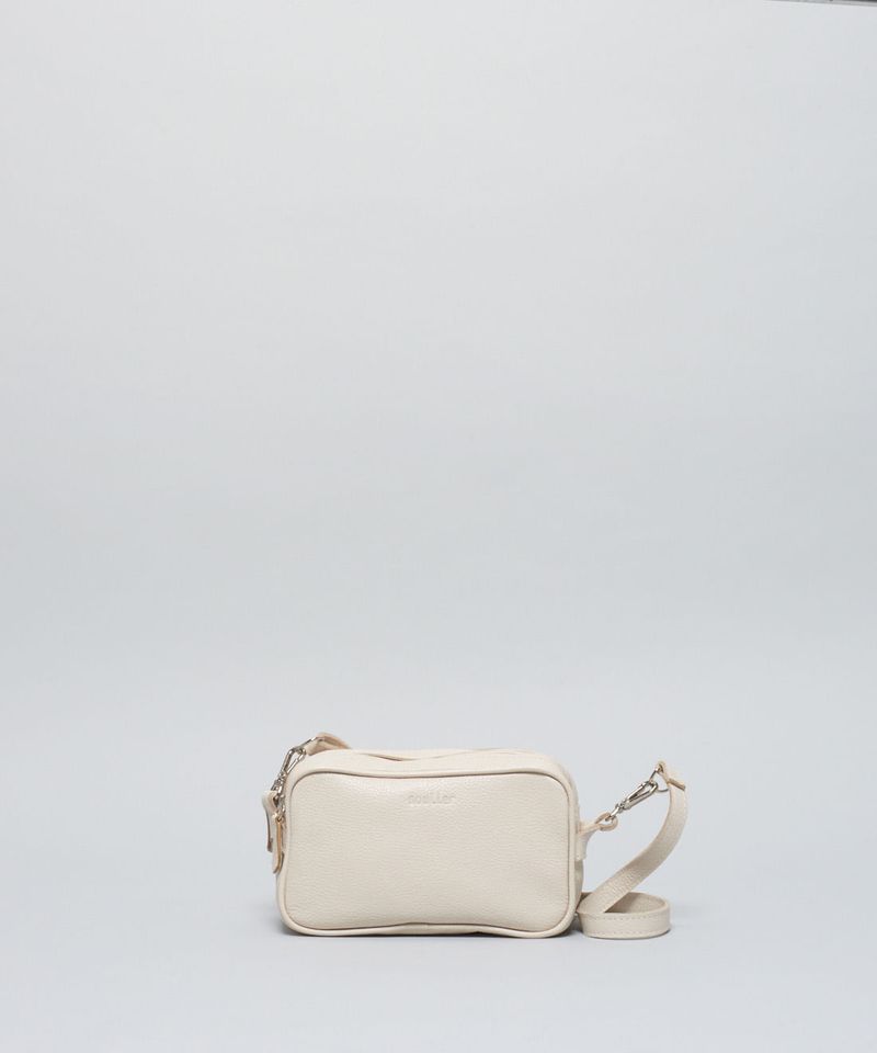 Bolsa p Couro 2 Alcas - Offwhite u - offwhite