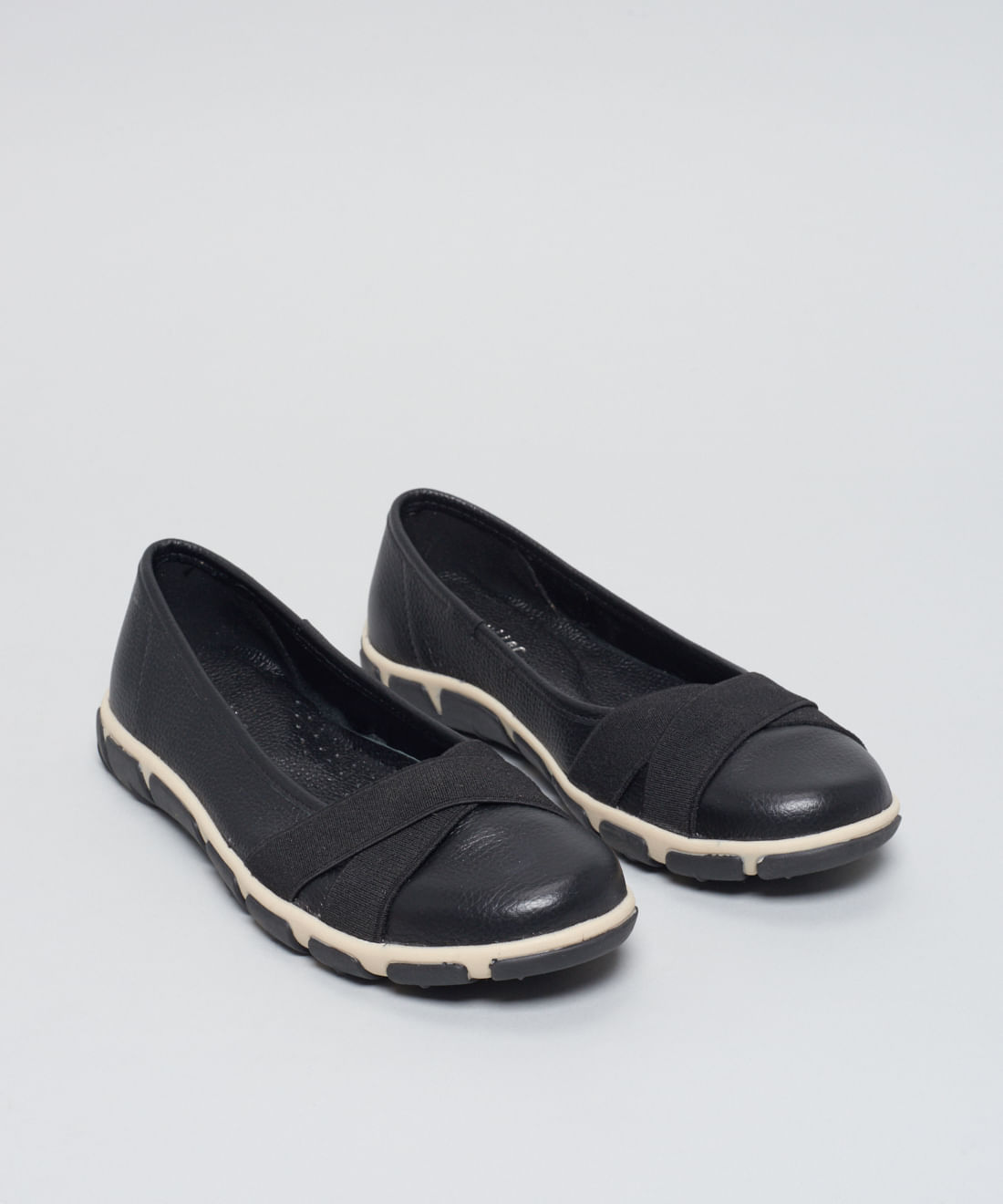 Sapatilha Frances Elastico Cruzado - Preto - Imagem 37