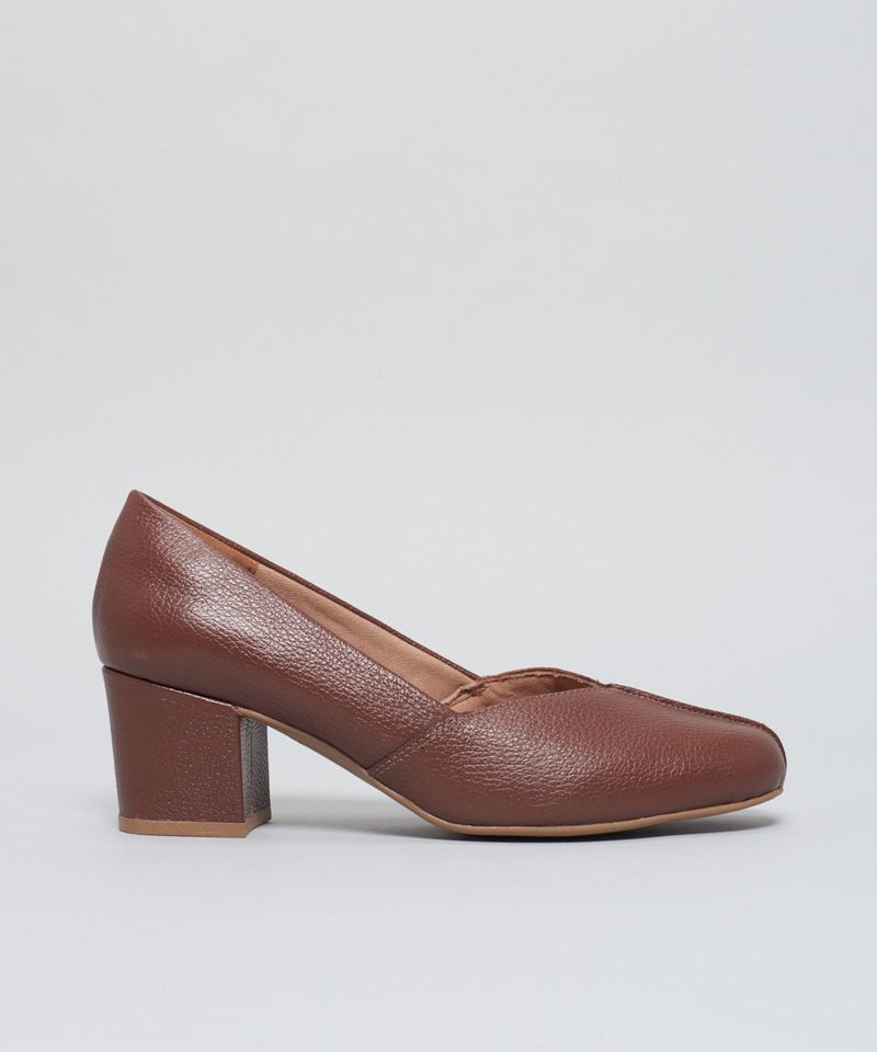 Scarpin Couro Nath - Chocolate 36 - chocolate