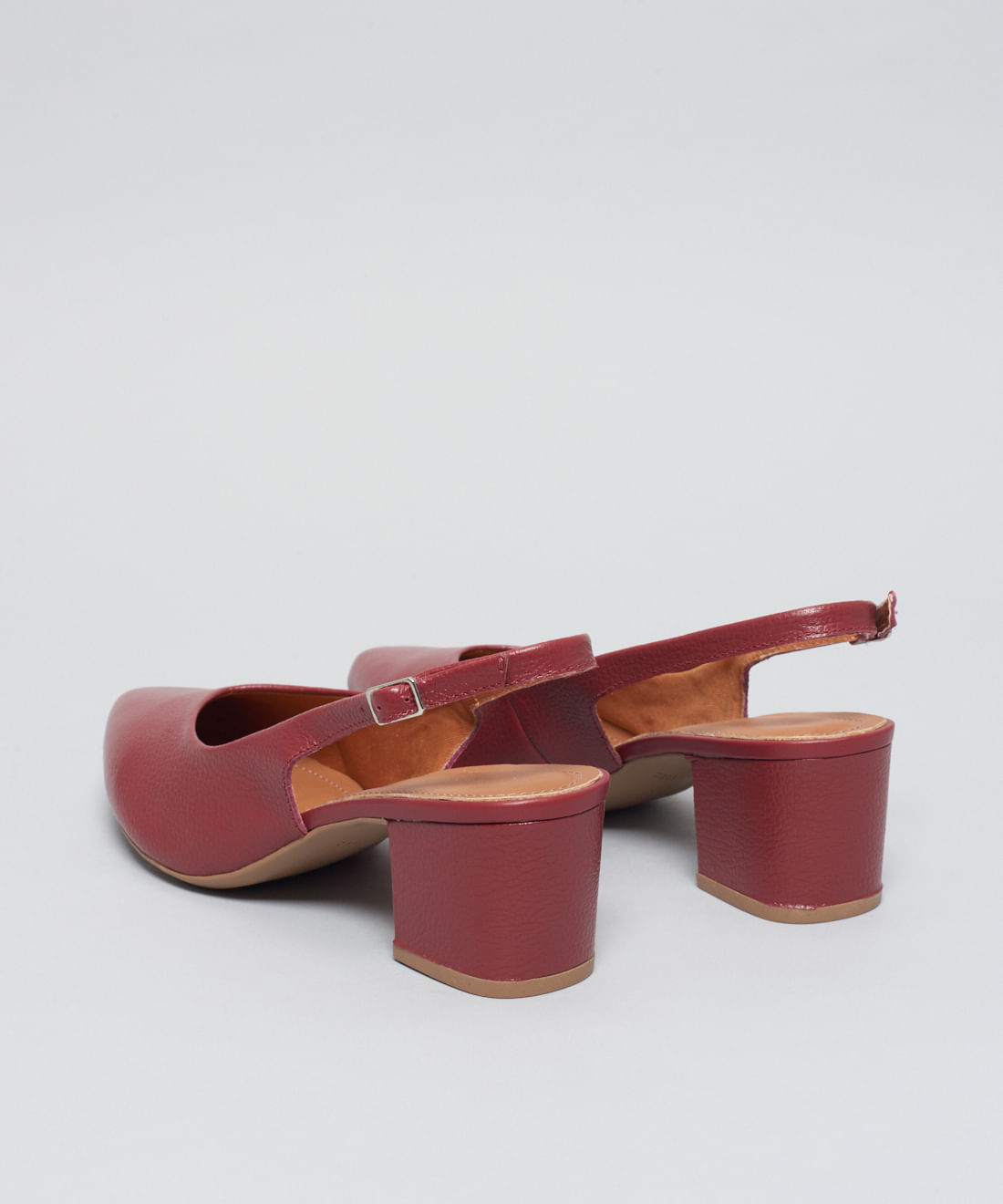 Scarpin Mule Bico Fino - Merlot - Imagem 23