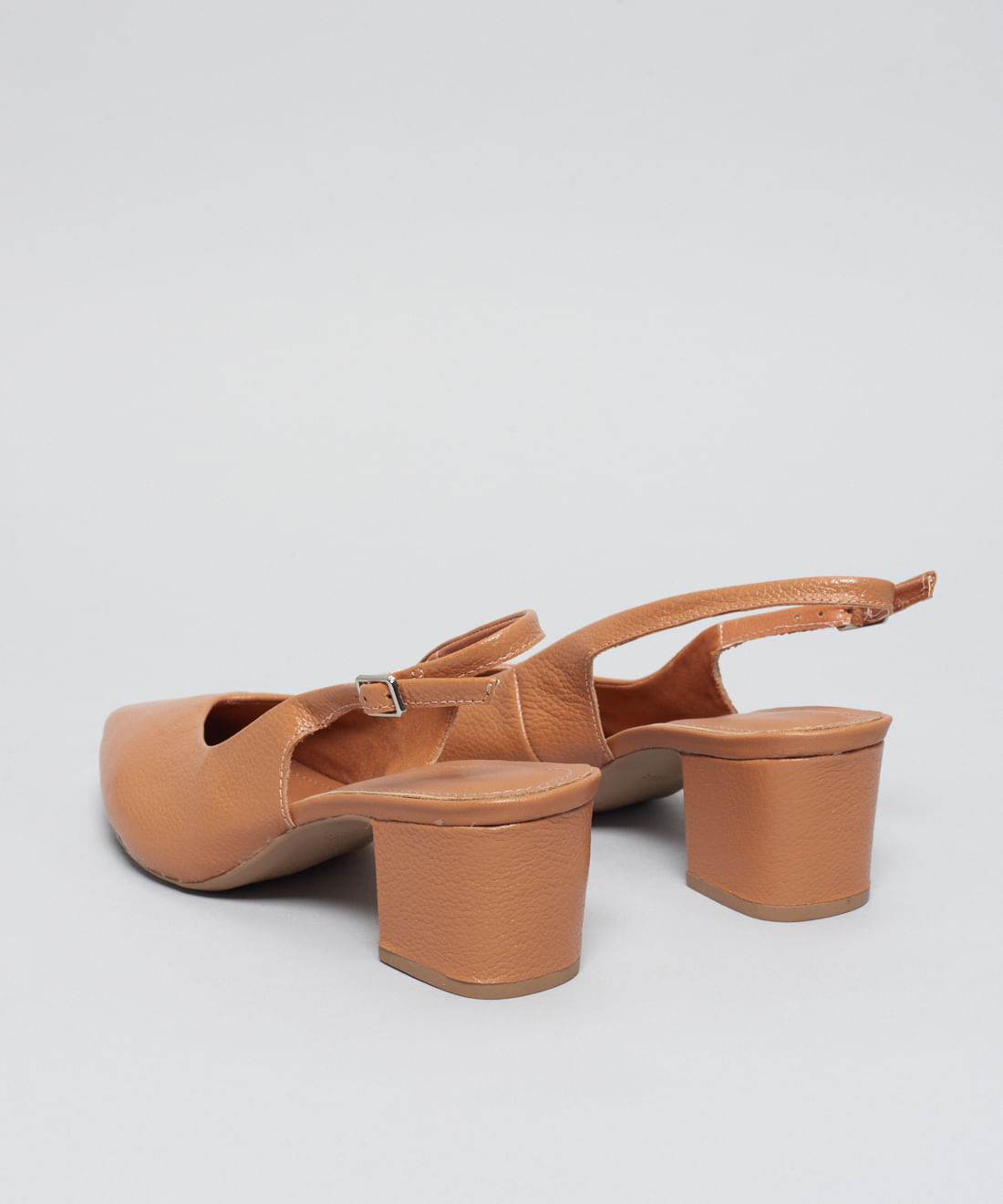 Scarpin Mule Bico Fino - Caramelo - Imagem 8