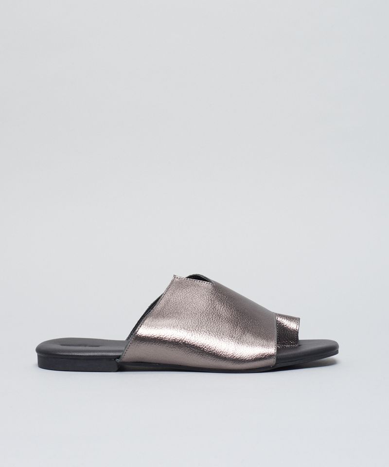 Rasteira Basica Couro Renata - Onix 37 - onix