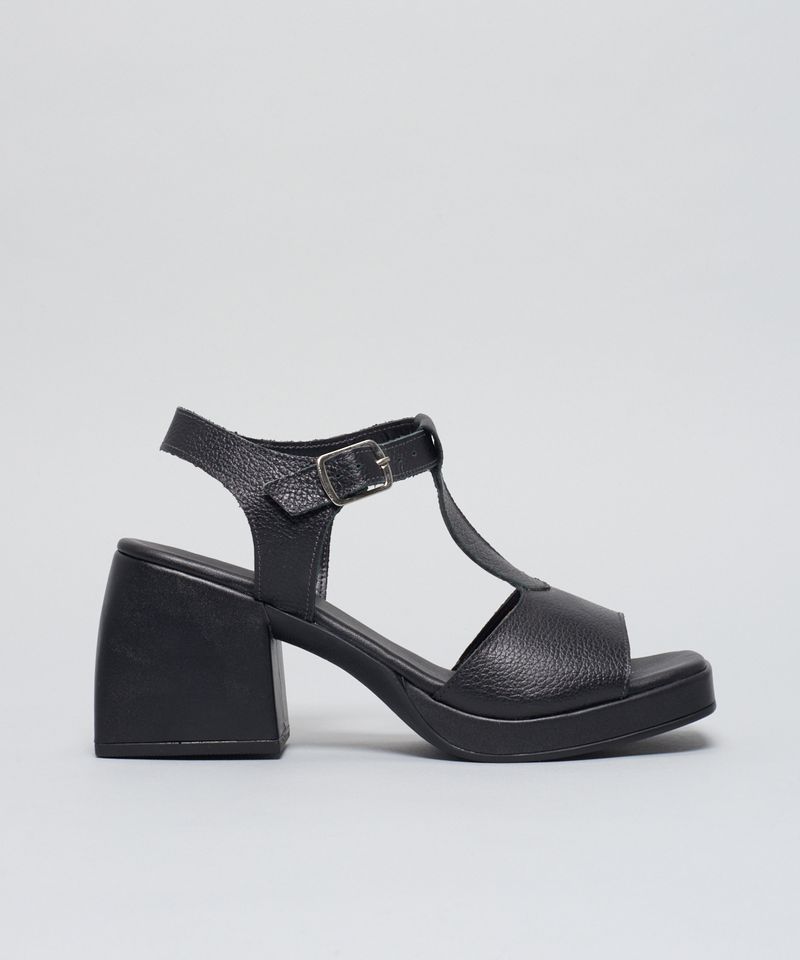 Meia Pata Couro Isa - Preto 37 - preto