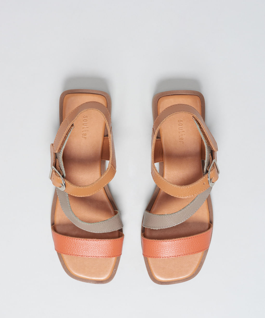 Rasteira Couro Tiras Renata - Colors - Imagem 4