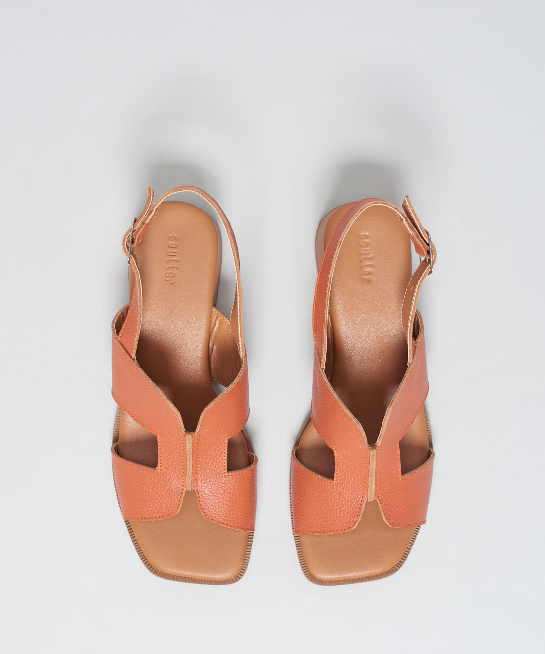 Sandalia Media Couro Bia - Ocre - Imagem 4