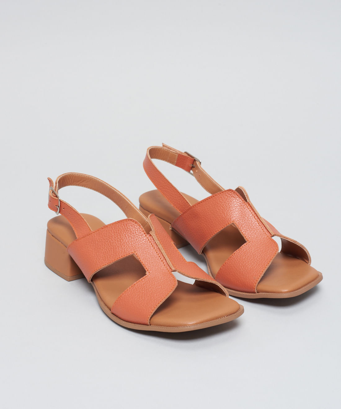 Sandalia Media Couro Bia - Ocre - Imagem 7