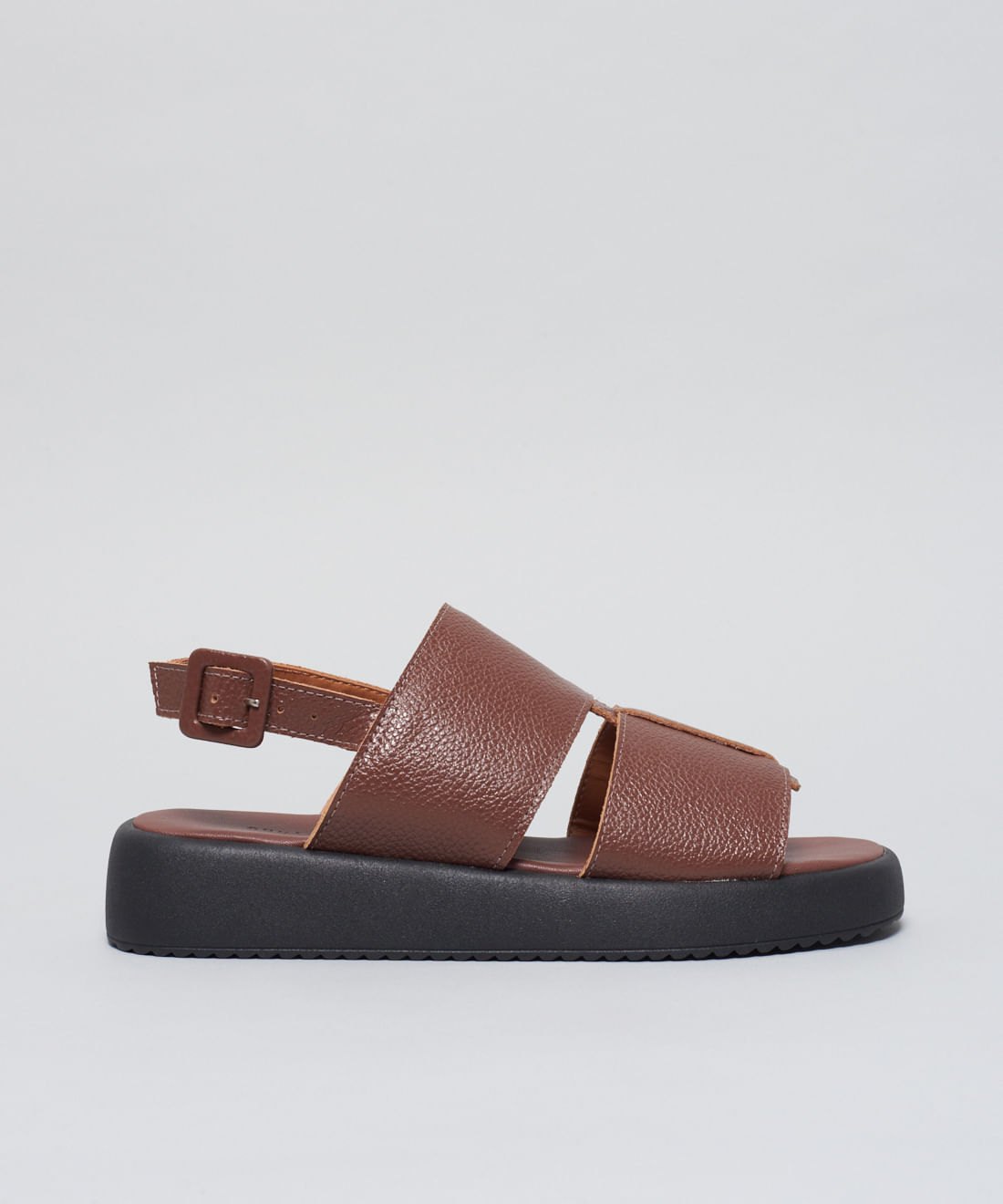 Flat Couro Giovana - Chocolate