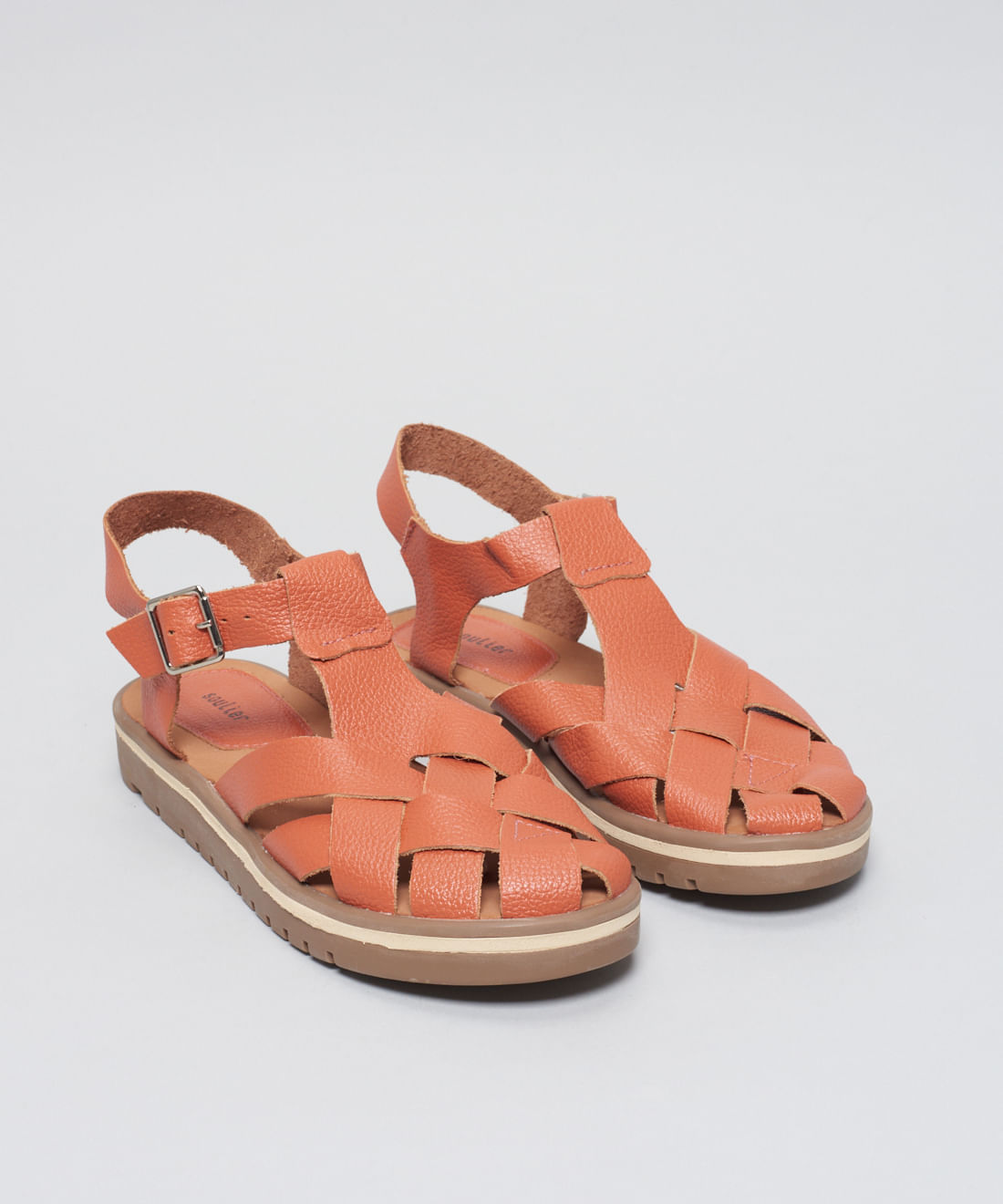 Rasteira Tratorada Entrelace - Ocre - Imagem 27