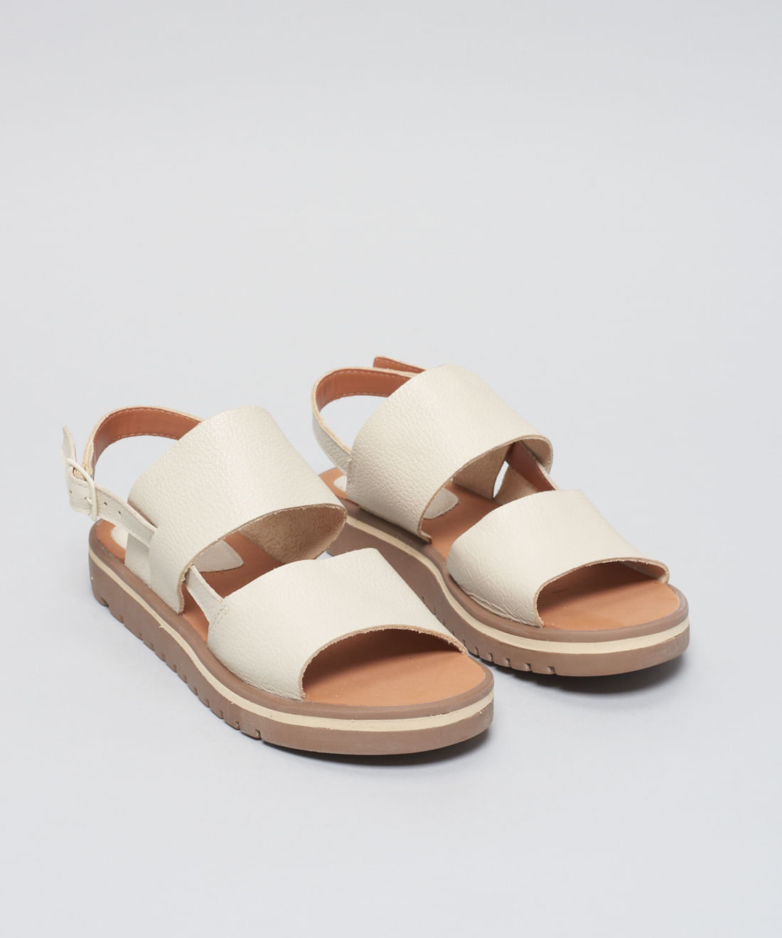 Rasteira Tratorada Manu - Offwhite - Imagem 12