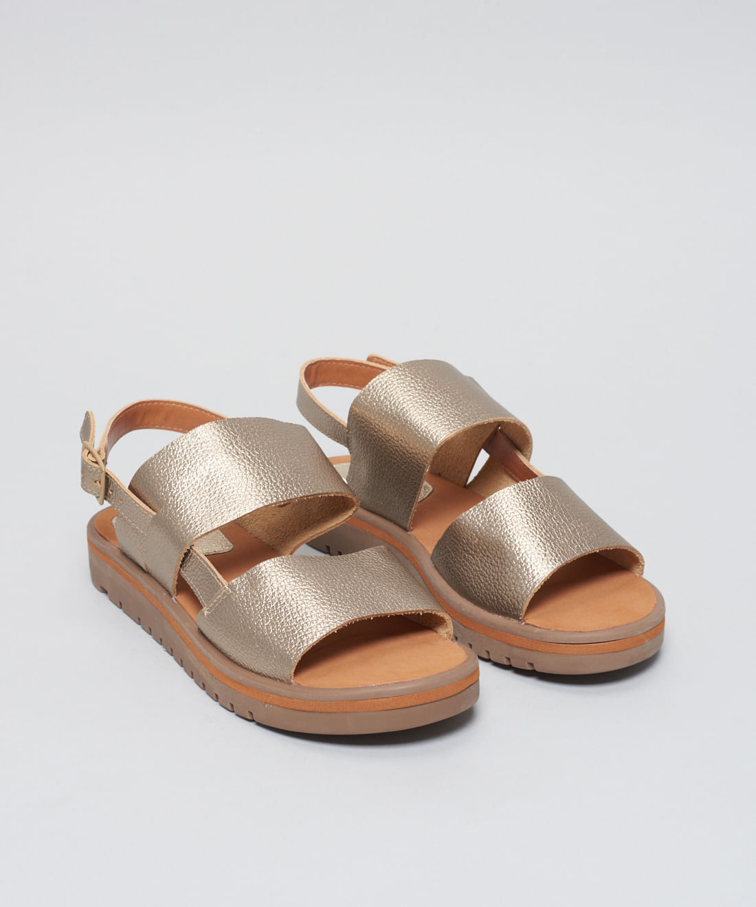 Rasteira Tratorada Manu - Prata Velho - Imagem 22