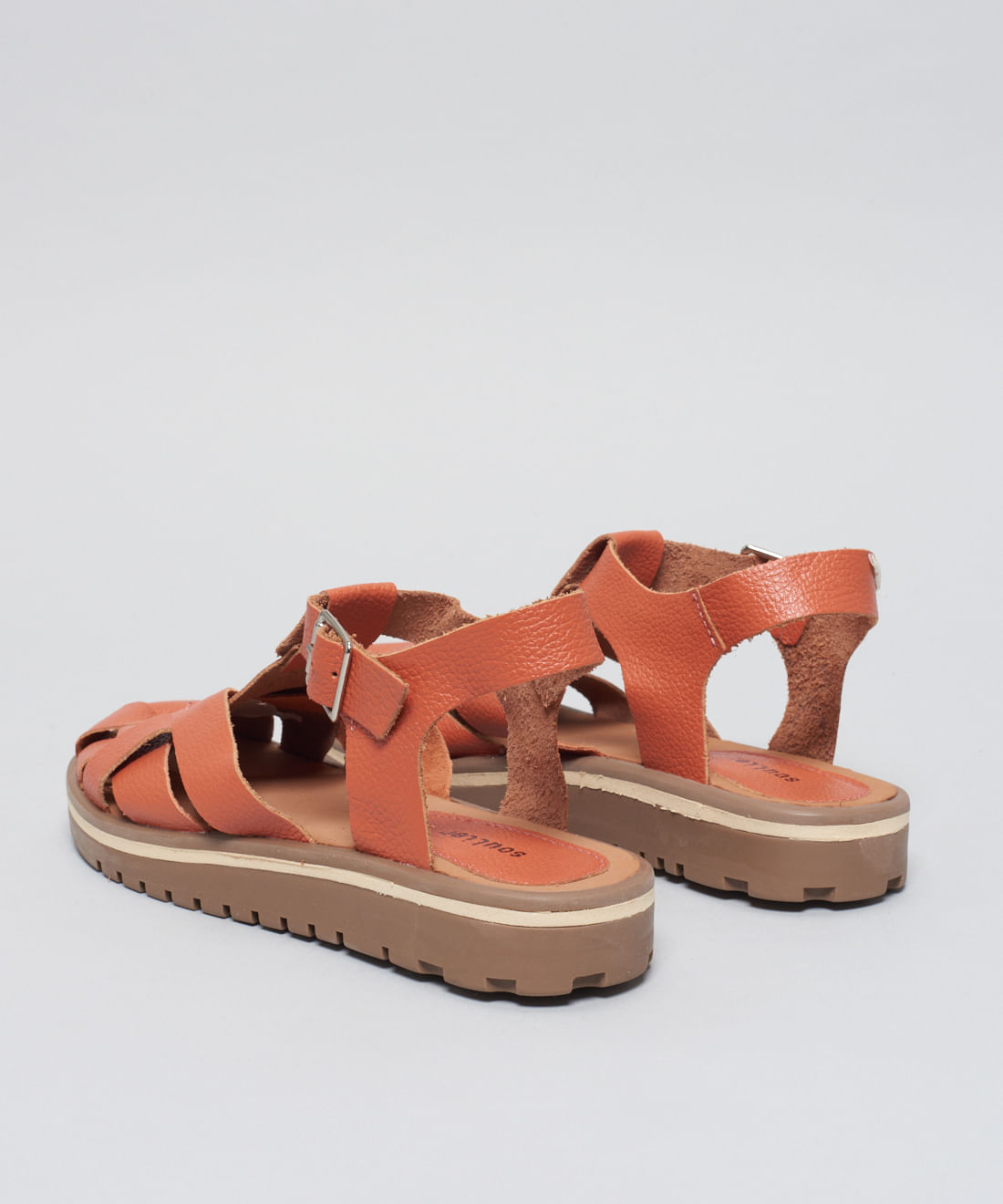 Rasteira Tratorada Entrelace - Ocre - Imagem 38